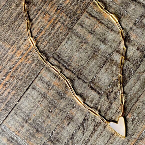 NEW Abstract Heart Layering Necklace - Picture 8 of 12